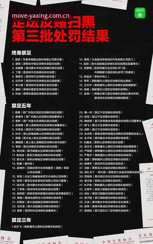 亚星下载地址 中国足协第三批禁足名单深度解读——在亚星体育平台追踪足球纪律案件的操作教程